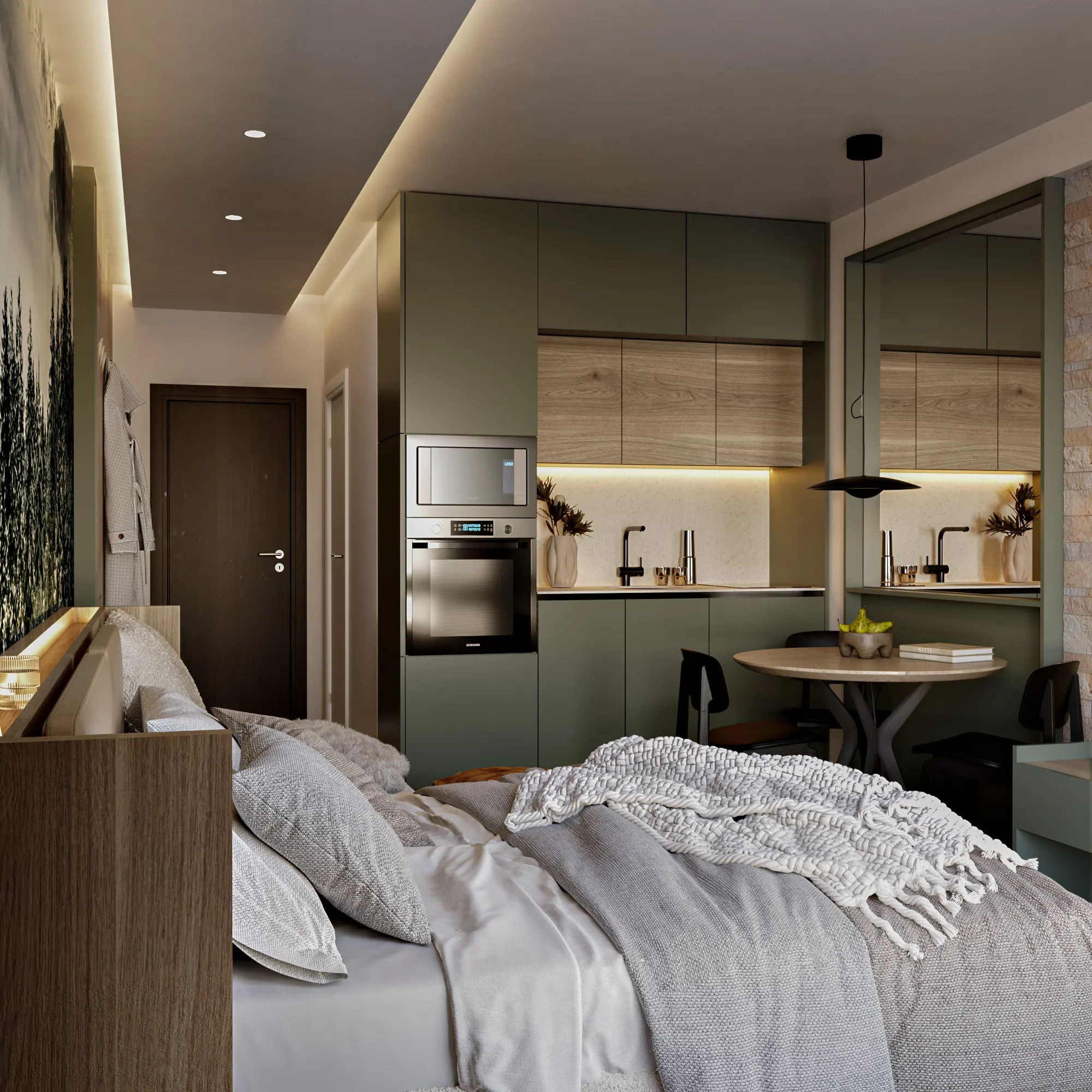 Projekat enterijera, Apartman na Kopaoniku