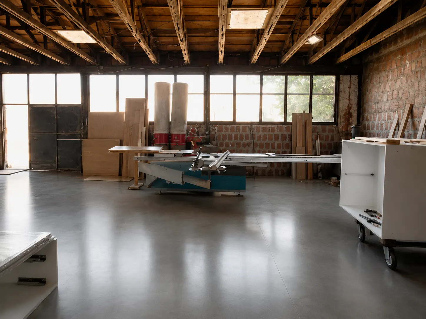 Radionica Madre Interiors, formatizer Casolin Astra SE 300 sa industrijskom aspiracijom