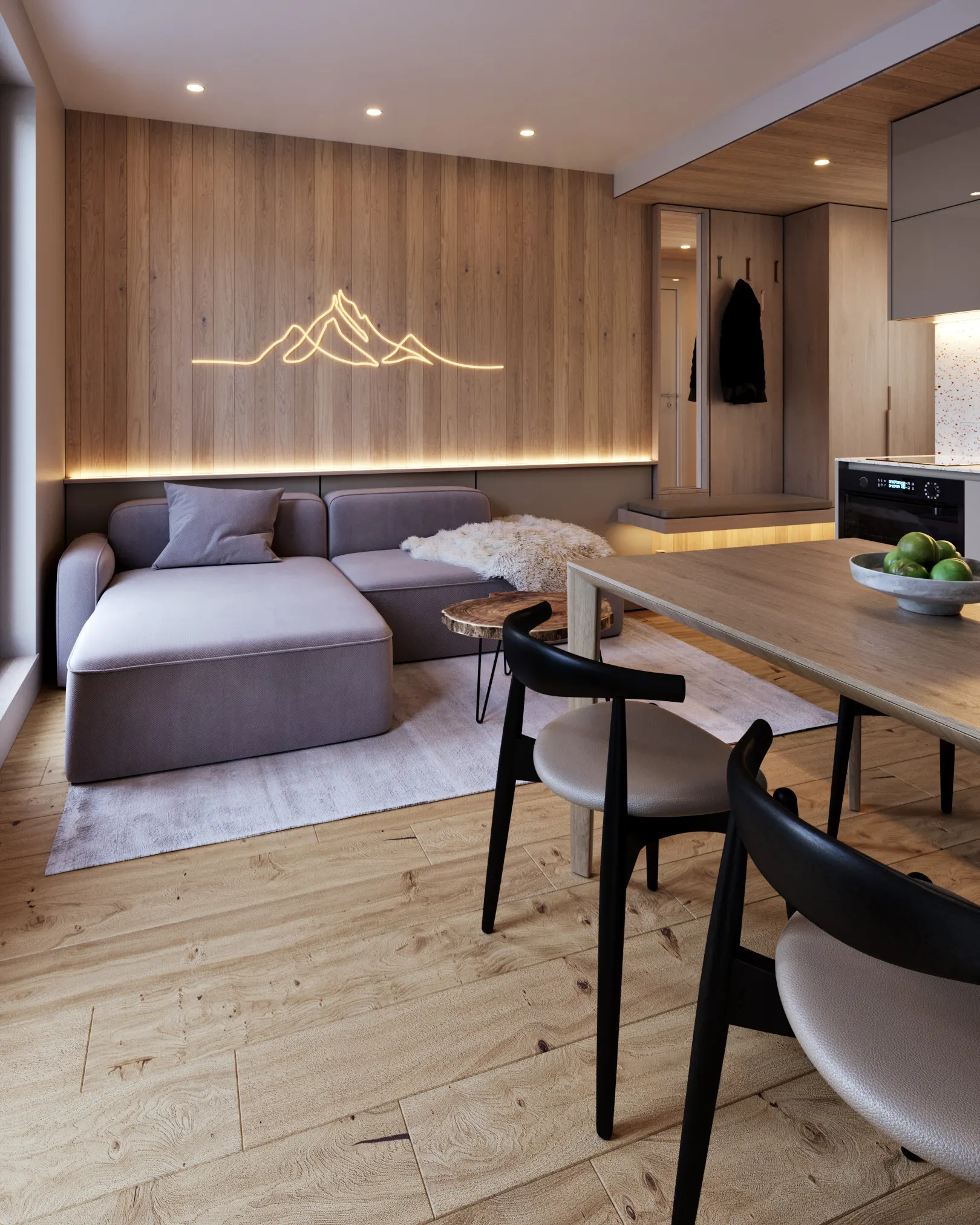 Projekat enterijera, Apartman West Hill, Kopaonik